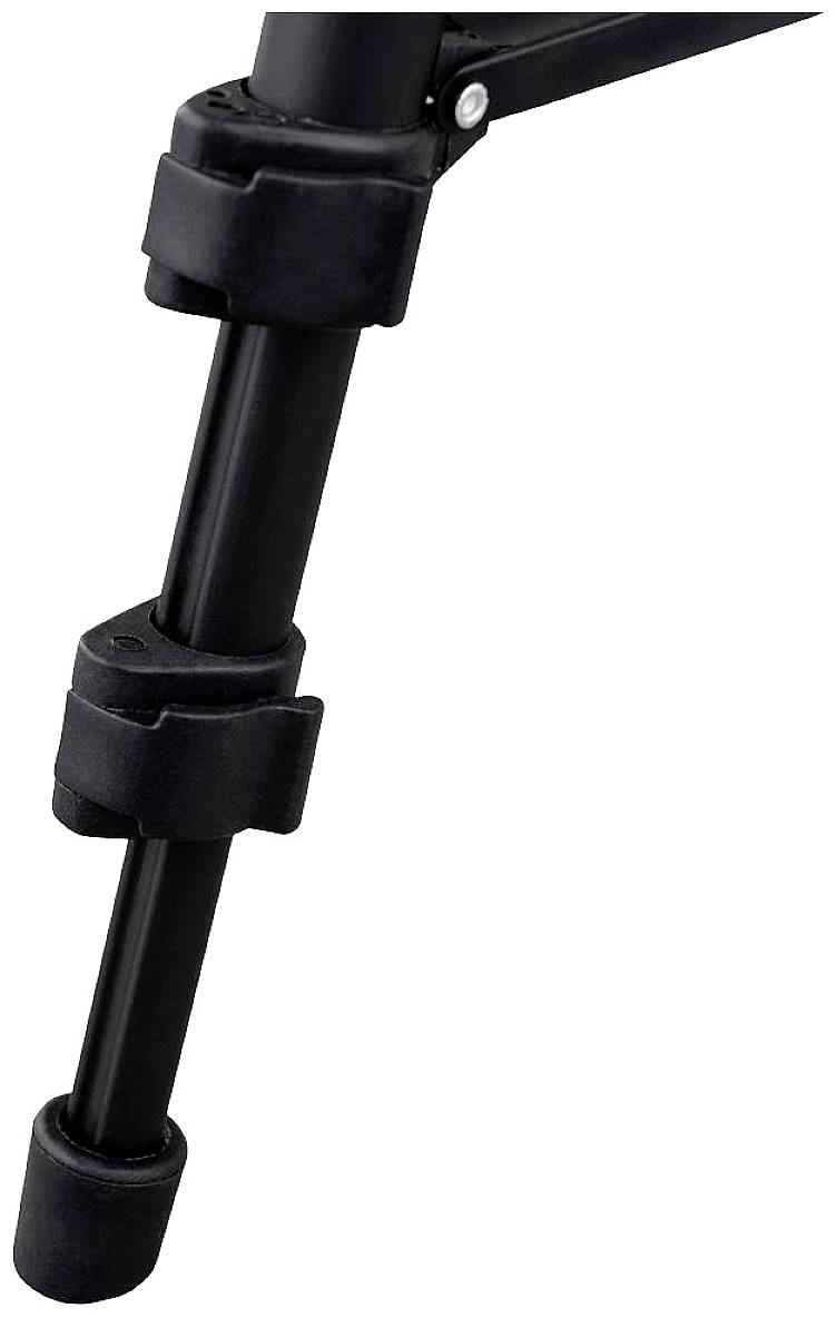 DÖRR Smarty Trépied 1/4 pouce Hauteur de travail=40.5 - 112 cm noir avec support pour smartphone, housse incluse