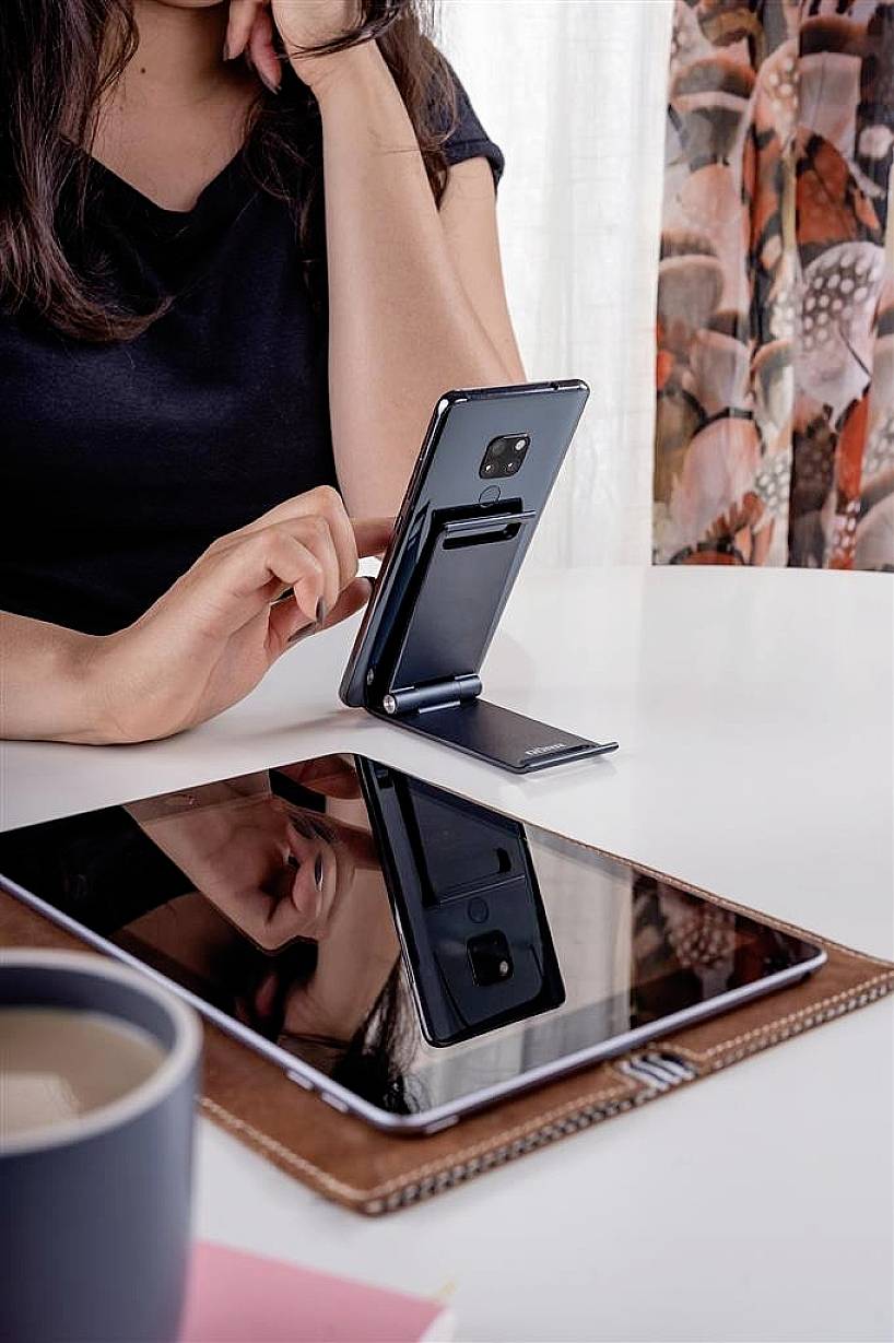 DÖRR ST-1155 Support pour smartphone gris métallique (mat)