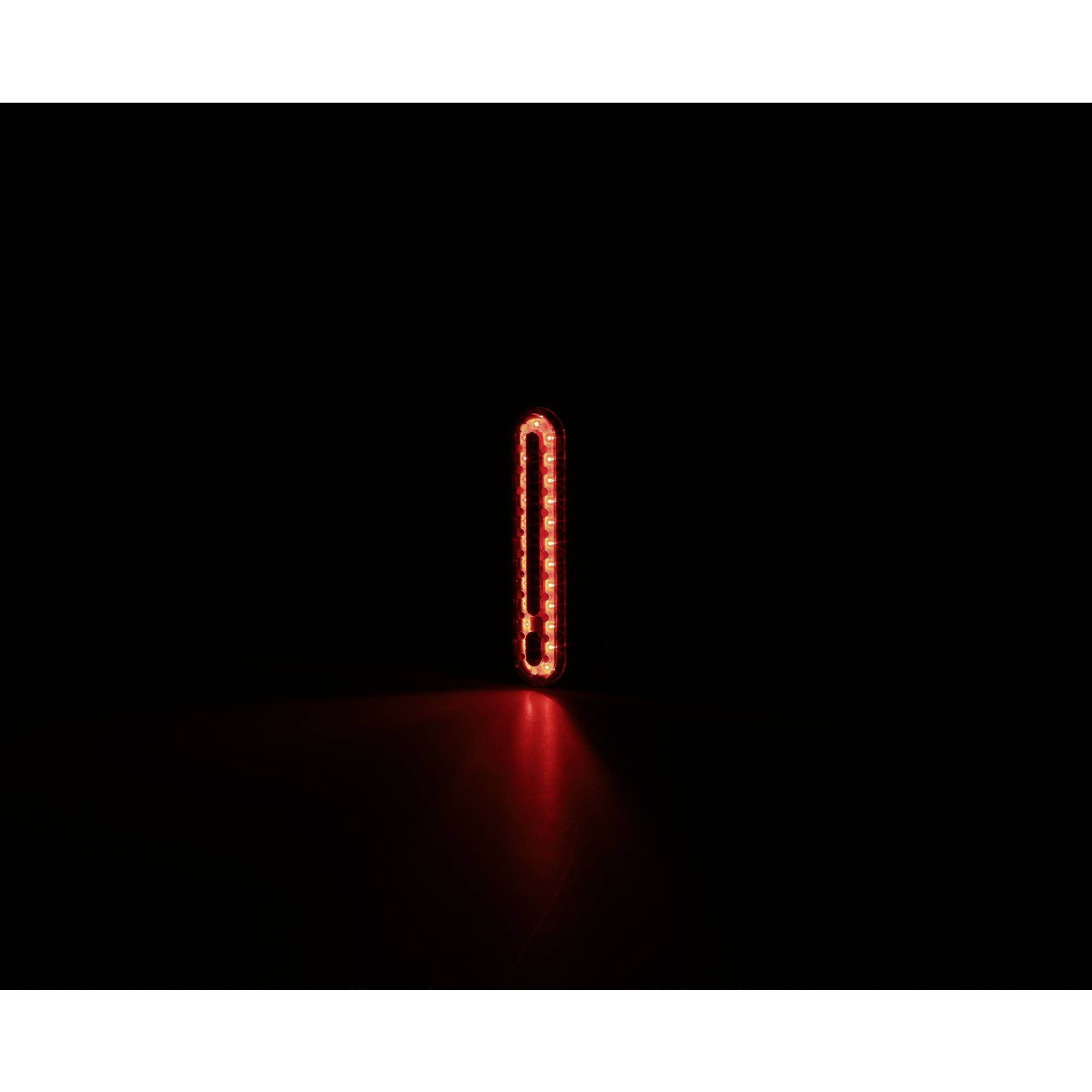 FISCHER FAHRRAD Feu arrière de vélo LED à batterie noir