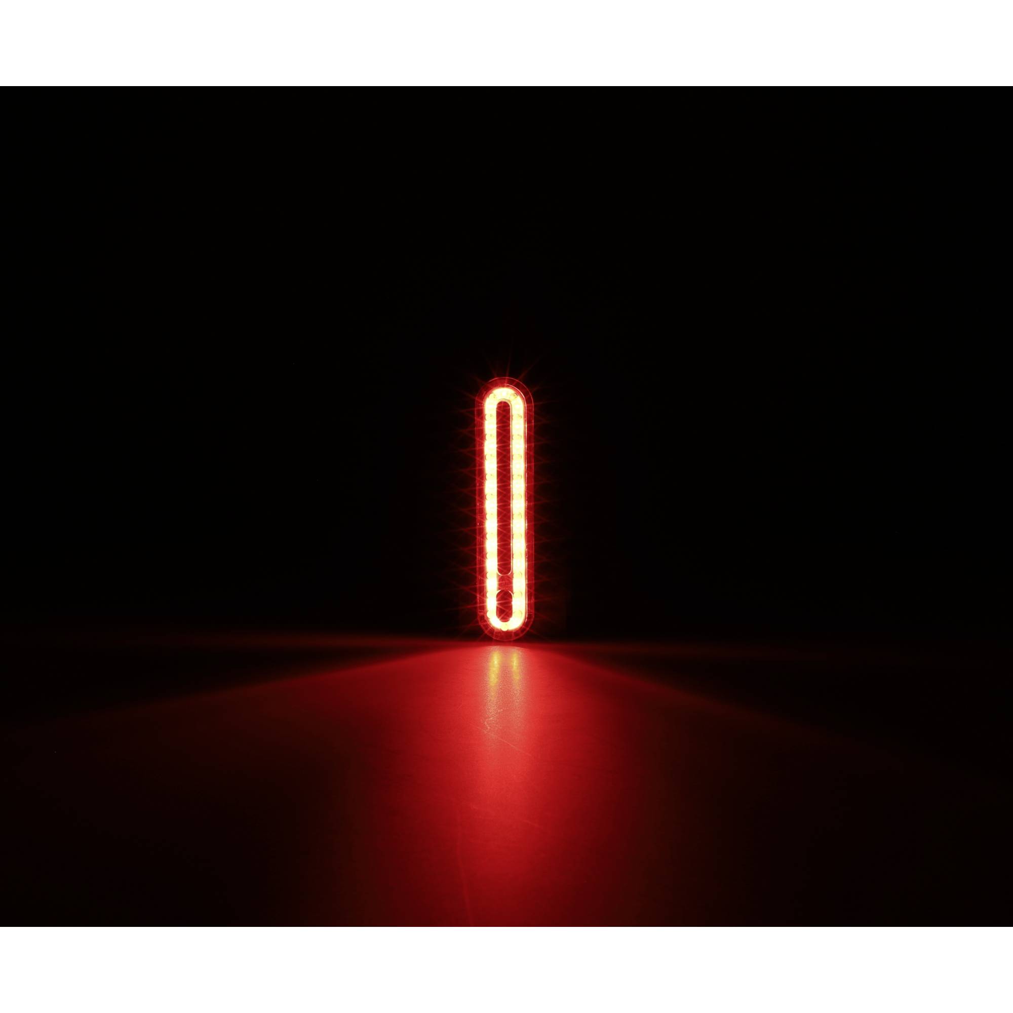 FISCHER FAHRRAD Feu arrière de vélo LED à batterie noir