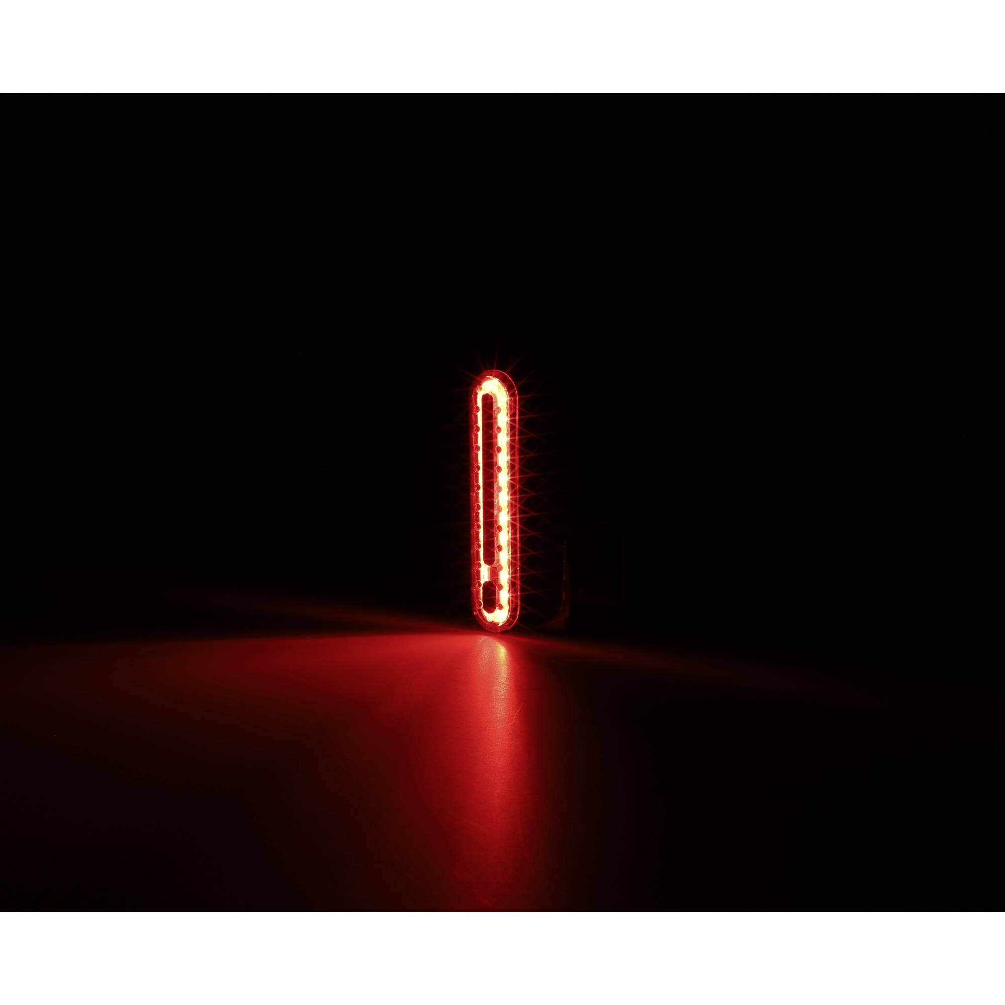 FISCHER FAHRRAD Feu arrière de vélo LED à batterie noir