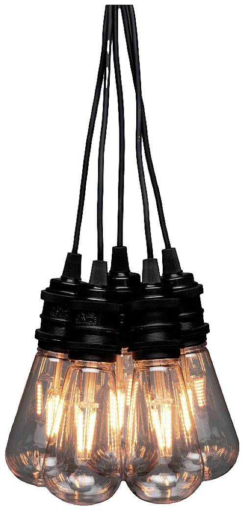 Konstsmide 2352-800 Guirlande lumineuse pour l'extérieur Nombre de lumière 10 LED ambré Longueur éclairée: 9.15 m