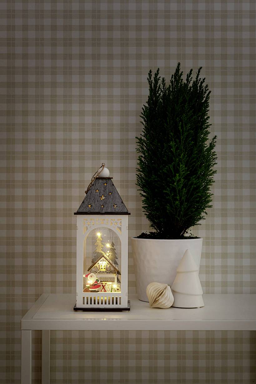 Konstsmide 3270-210 Décor à LED maison blanc chaud LED blanc minuteur