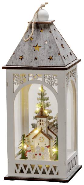Konstsmide 3271-210 Décor à LED église blanc chaud LED blanc minuteur
