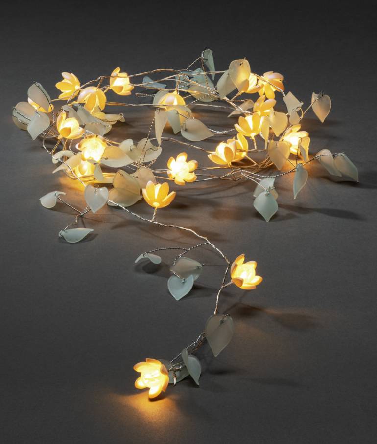 Konstsmide 3293-503 Guirlande lumineuse pour l'intérieur à pile(s) Nombre de lumière 20 LED blanc chaud Longueur éclairée: 1.9