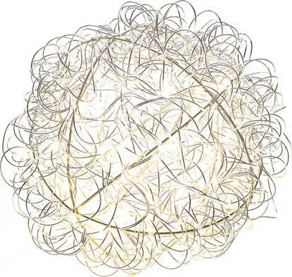 Konstsmide 3513-303 Silhouette à LED boule CEE G (A - G) blanc chaud LED argent