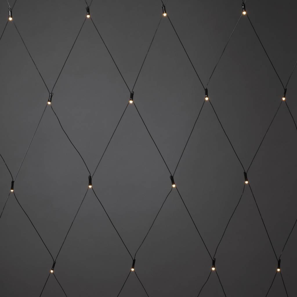 Konstsmide Guirlande lumineuse stalactites pour l'extérieur 40 LED blanc chaud (l x H) 800 mm x 800 mm minuteur, gelé