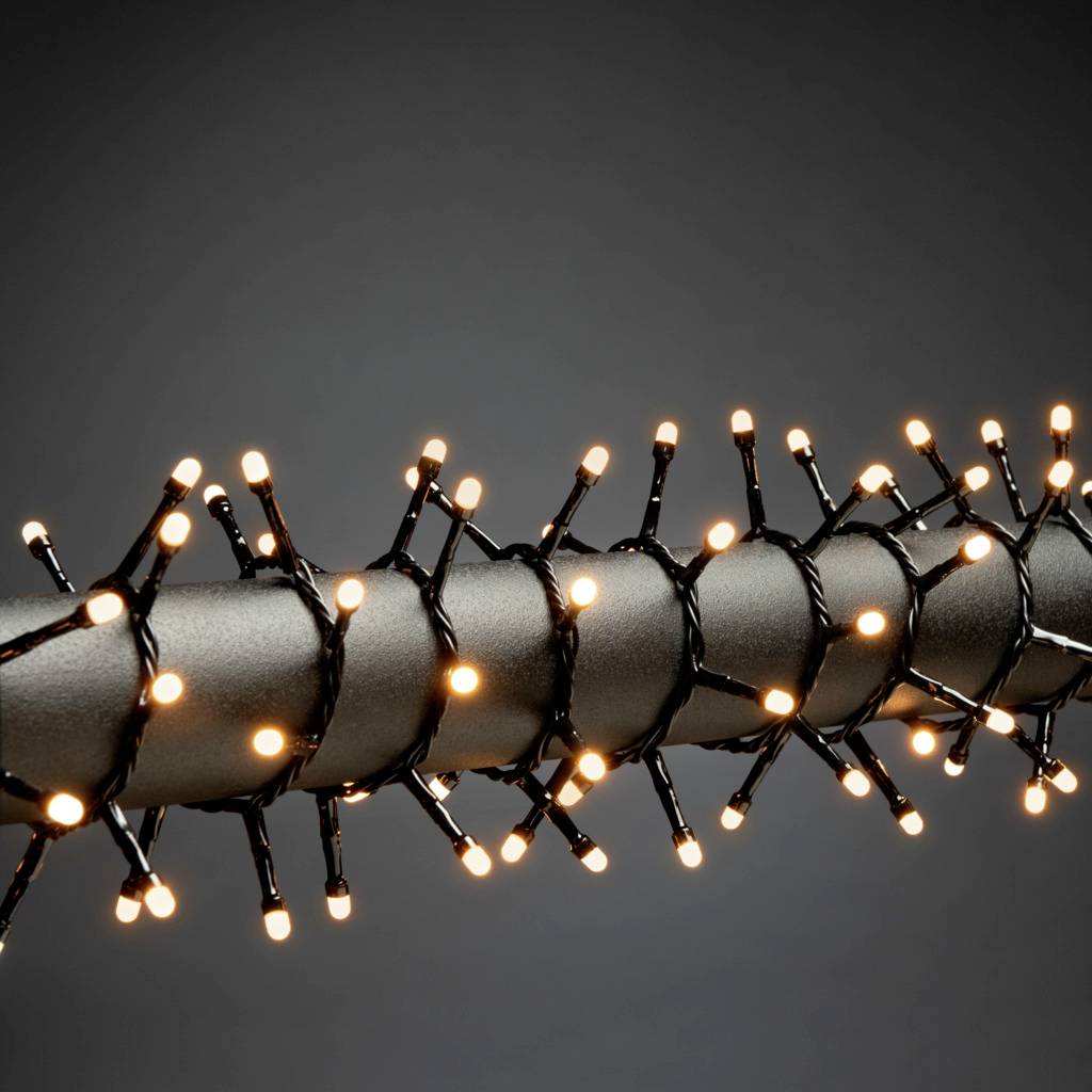 Konstsmide 3877-830 Guirlande lumineuse pour l'intérieur CEE: F (A - G) sur secteur Nombre de lumière 600 LED ambré Longueu
