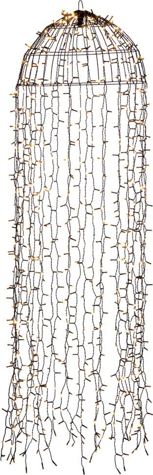 Konstsmide Guirlande lumineuse stalactites pour l'extérieur 230 V/50 Hz CEE: E (A - G) 900 LED blanc chaud (Ø x H) 450 mm x 1450
