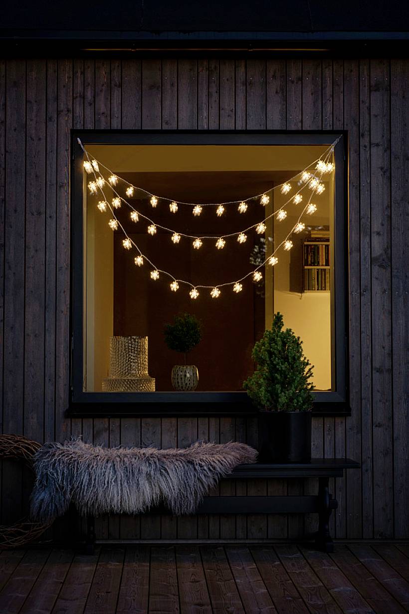 Konstsmide Guirlande lumineuse stalactites pour l'extérieur CEE: G (A - G) 44 LED blanc chaud