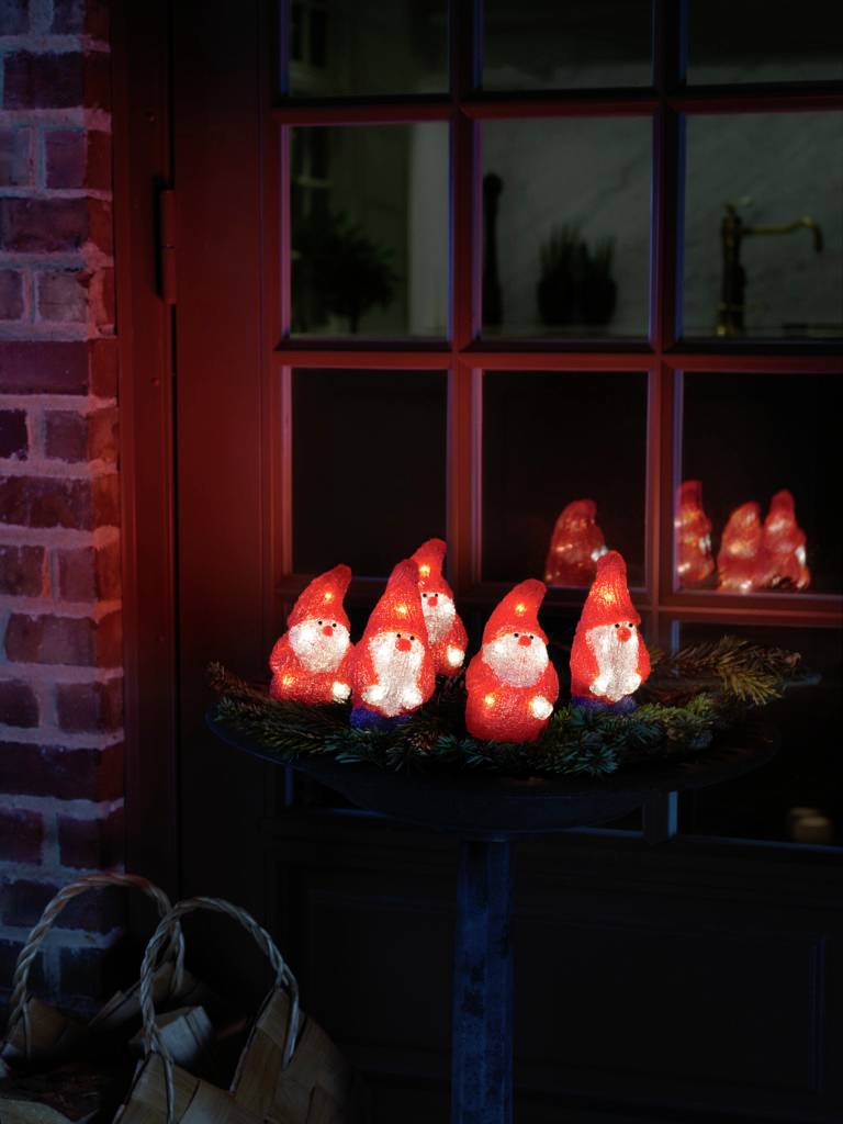 Konstsmide 6240-103 Acryl-Figur CEE: G (A - G) papa Noël blanc chaud LED rouge