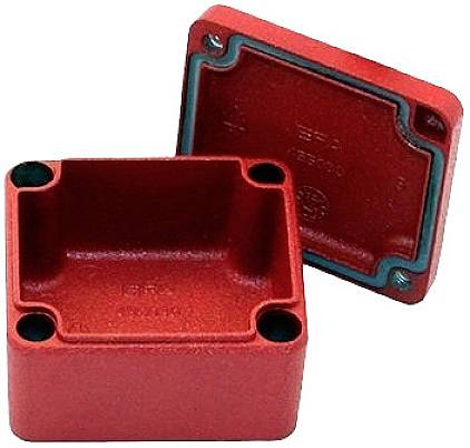 Reltech EfaBox 128-000-362 Boîtier universel aluminium revêtement par poudre rouge 1 pc(s)