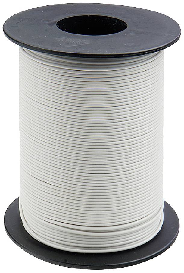 Donau Elektronik 125-S25-5 Fil de câblage 1 x 0.25 mm² blanc 25 m