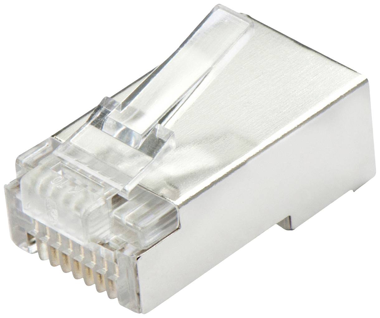 LINDY Fiche RJ45 STP Cat 62406 mâle, droit Nombre de pôles 8 transparent 10 pc(s)