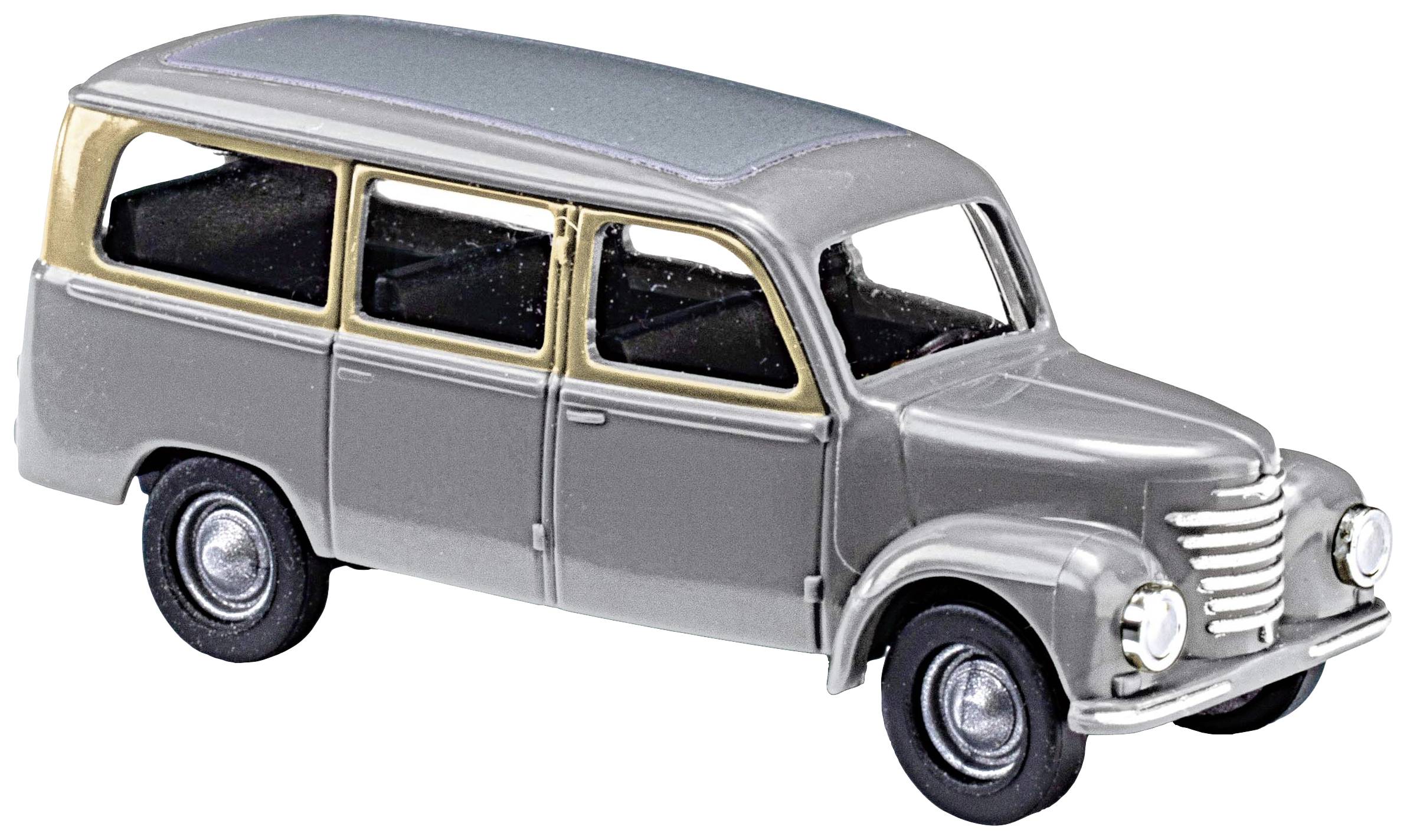 Busch 8687 TT Modèle réduit de voiture particulière Framo Bus gris/ivoire