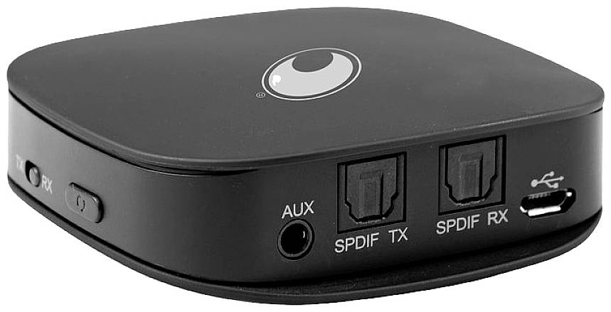 Omnitronic WDT-5.0 AptX HD Emetteur/récepteur de musique Bluetooth® Version Bluetooth: 5.0 10 m technologie AptX, batter