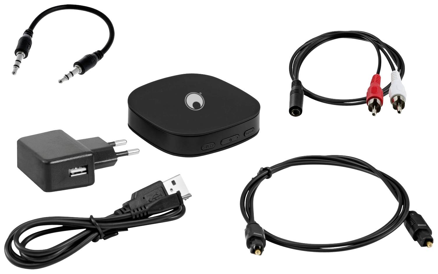 Omnitronic WDT-5.0 AptX HD Emetteur/récepteur de musique Bluetooth® Version Bluetooth: 5.0 10 m technologie AptX, batter