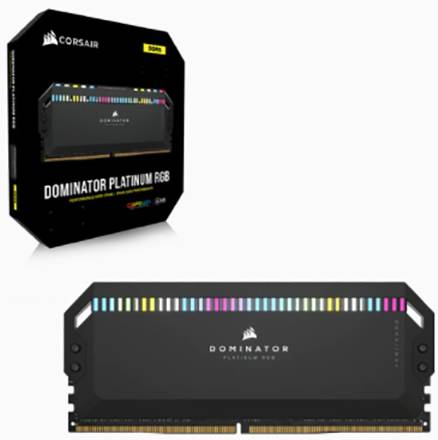 Corsair Dominator Platinum RGB Mémoire pour PC DDR5 32 GB 2 x 16 GB non-ECC 6200 MHz DIMM 288 broches CL36-39-39-76