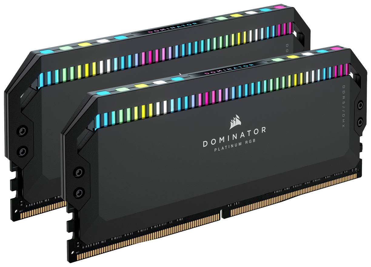 Corsair Dominator Platinum RGB Mémoire pour PC DDR5 64 GB 2 x 32 GB non-ECC 5200 MHz DIMM 288 broches CL40-40-40-77