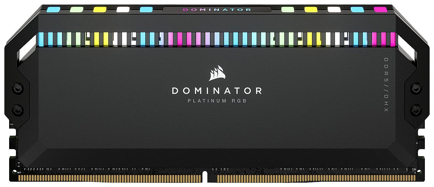 Corsair Dominator Platinum RGB Mémoire pour PC DDR5 64 GB 2 x 32 GB non-ECC 5200 MHz DIMM 288 broches CL40-40-40-77