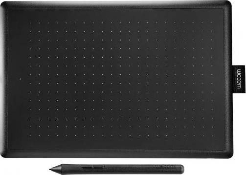 Tablette graphique filaire Wacom One medium noir, rouge