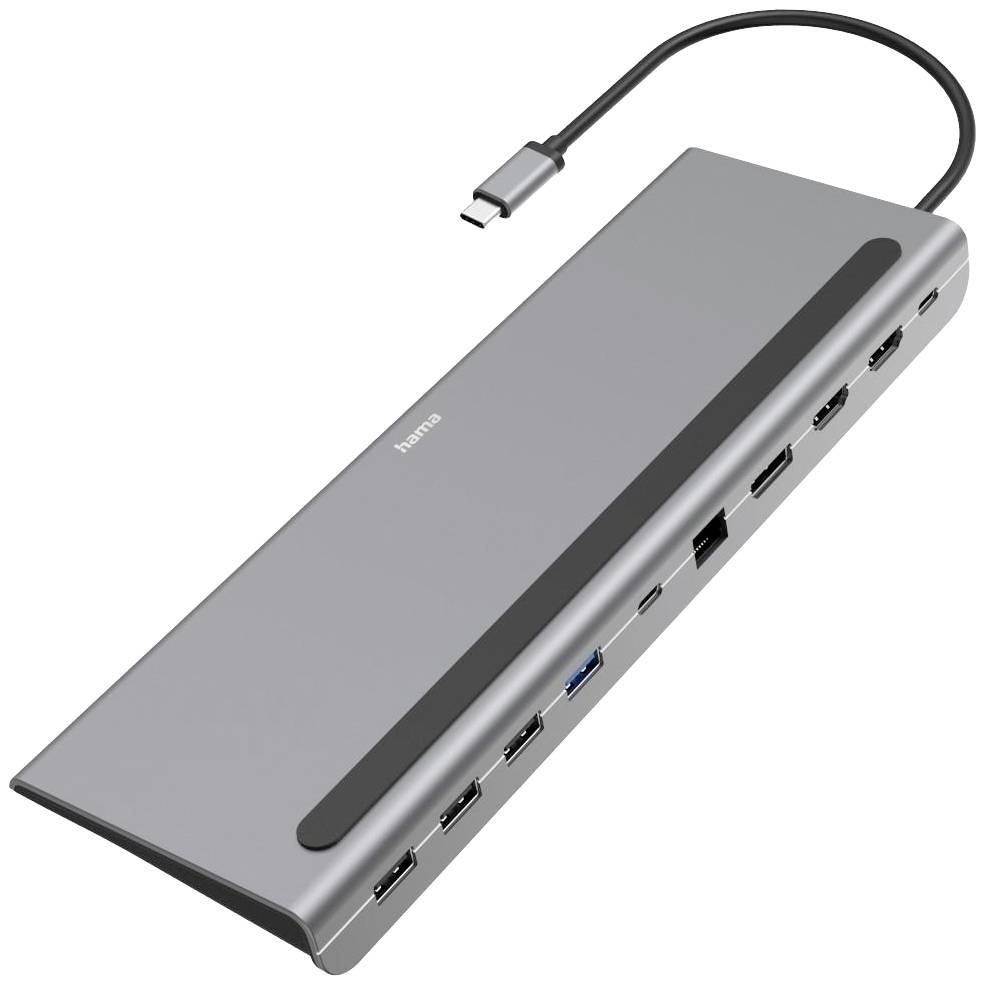 Hama Station d'accueil USB-C® Connect2Office Pro Convient pour les marques: universel alimentation USB-C®