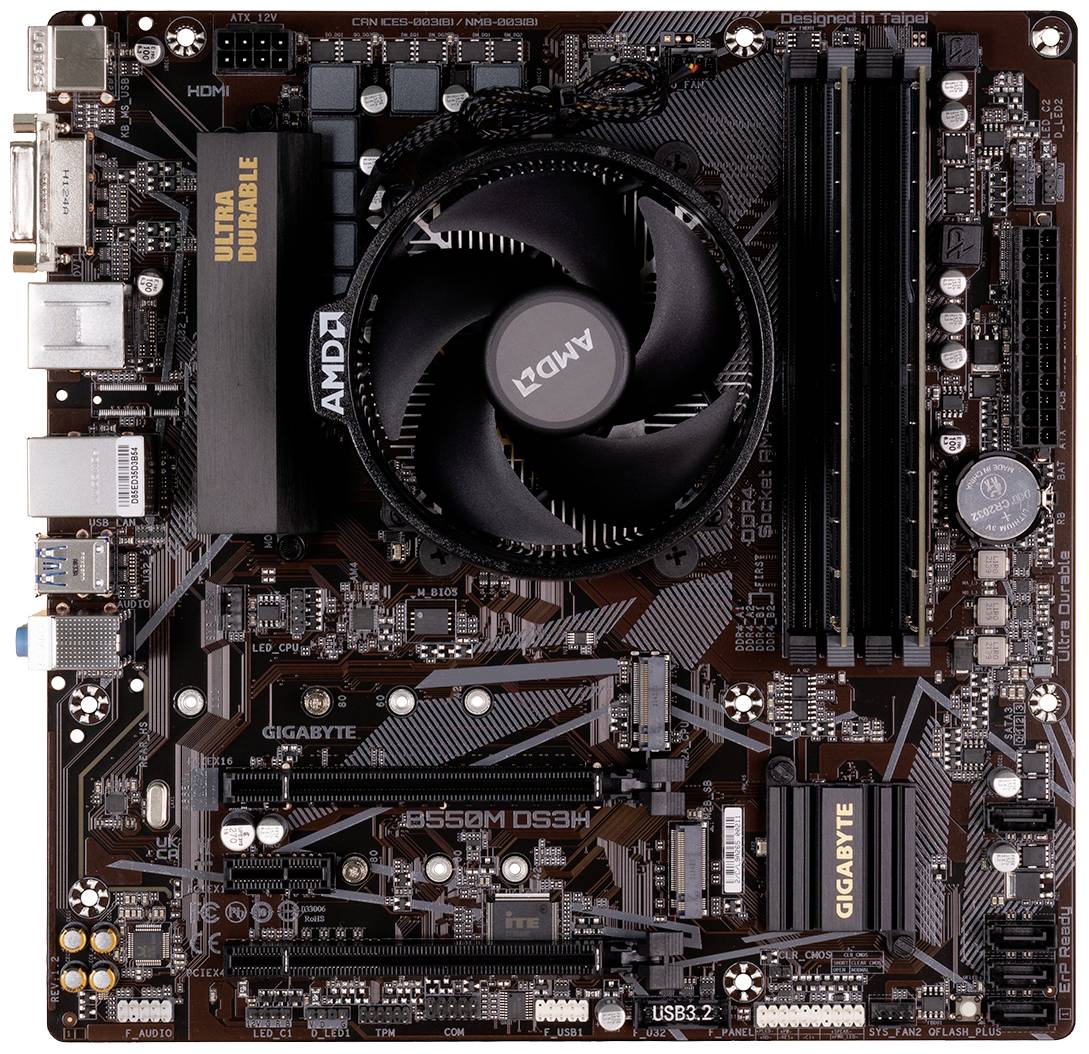 Renkforce Kit tuning PC AMD Ryzen 5 5500 4.2 GHz 8 GB RAM DDR4 Micro-ATX