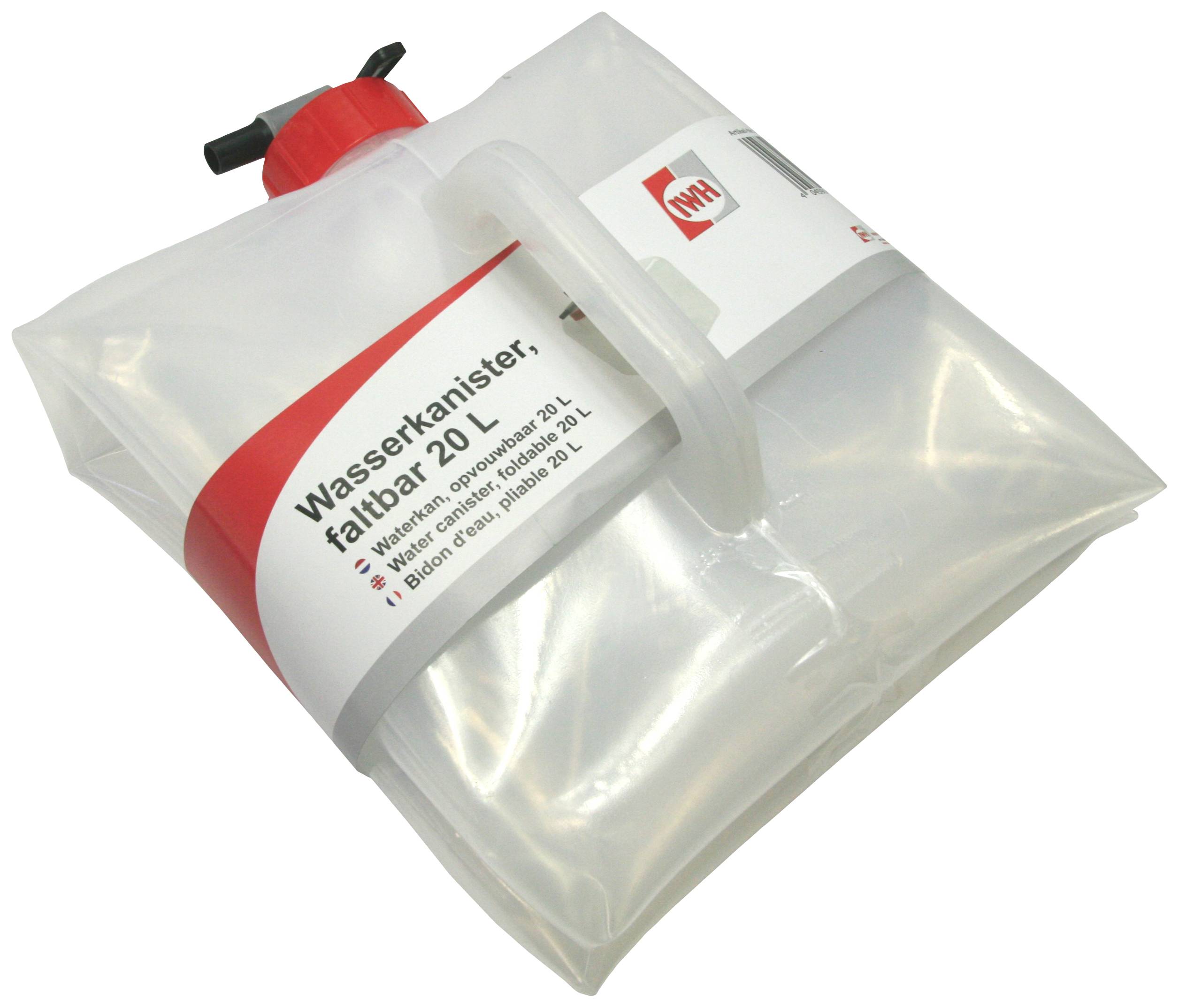 IWH 019601 Jerrican d'eau 20 l pliable, avec robinet
