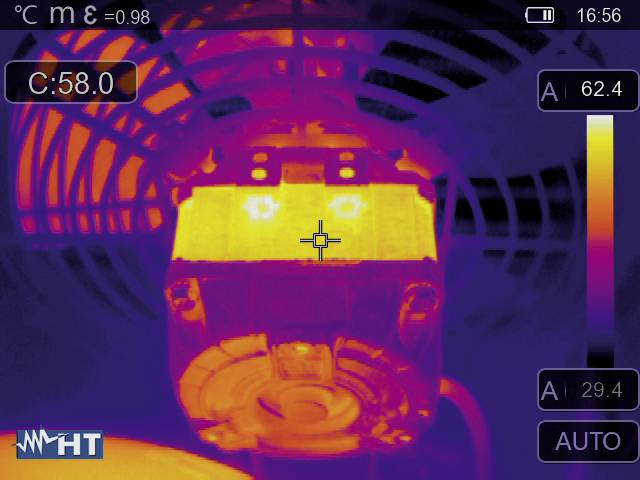Caméra thermique HT Instruments THT300 -20 à +650 °C 50 Hz appareil photo numérique intégré, WiFi, Écran tactile