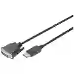 Câble de raccordement Digitus DVI / DisplayPort Fiche mâle DisplayPort 3.00 m noir DB-340301-030-S blindage double, blindé Câble Câble de raccordement Digitus DVI / DisplayPort Fiche mâle DisplayPort 3.00 m noir DB-340301-030-S blindage double, blindé Câble