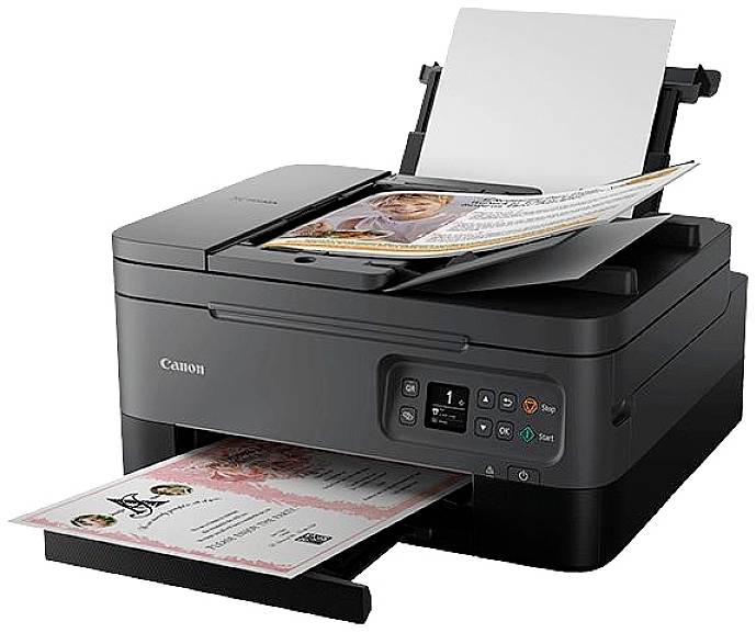 Canon PIXMA TS7450i Imprimante multifonction jet d'encre couleur A4 imprimante, scanner, photocopieur chargeur automatique de