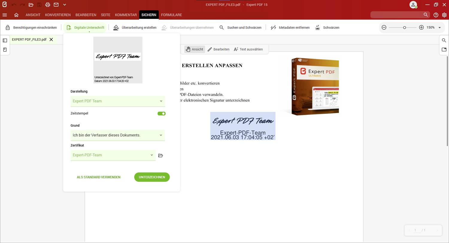 Avanquest Expert PDF 15 Professional (Code in a Box) version complète, 1 licence Windows Logiciel PDF