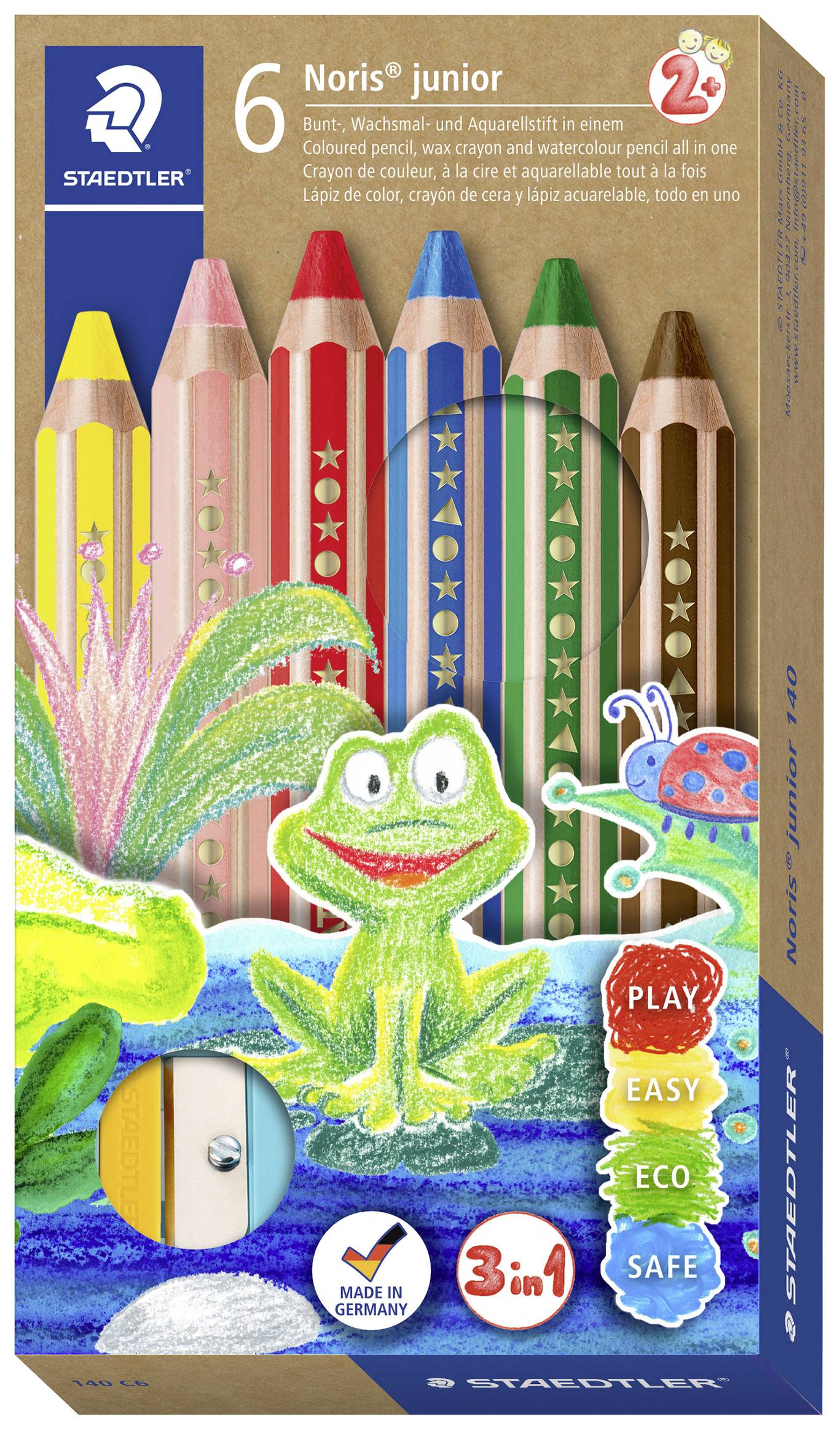 Staedtler Crayon de couleur 140 C6 6 pc(s)