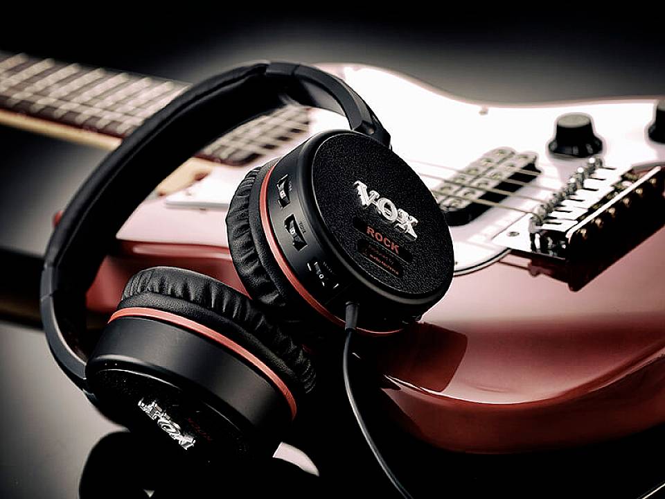 VOX Amplification VGH-ROCK pour DJ Casque supra-auriculaire filaire Stereo noir
