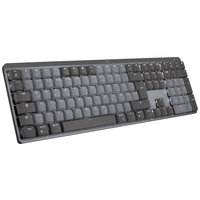 Logitech MX Mechanical (Tacticle Quiet) Bluetooth, radio Clavier allemand, QWERTZ graphite câble amovible, éclairé, rechargeable Logitech MX Mechanical (Tacticle Quiet) Bluetooth, radio Clavier allemand, QWERTZ graphite câble amovible, éclairé, rechargeable