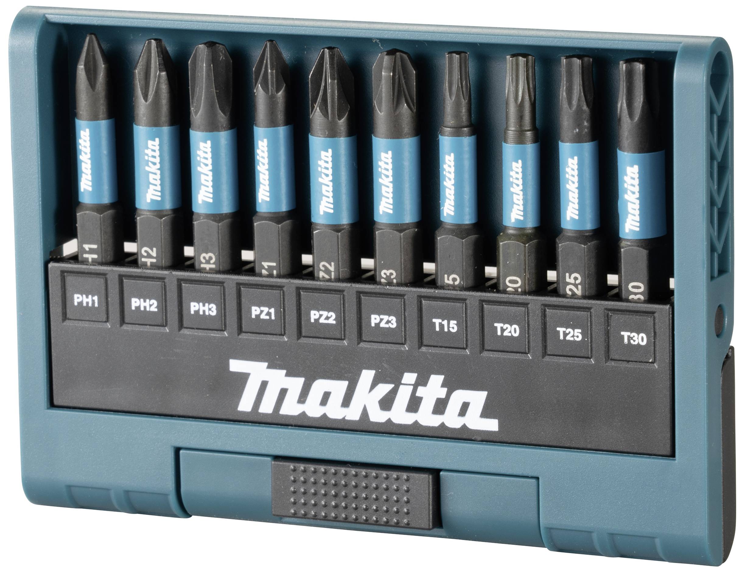 Makita Impact Black Bit-Set 10-tlg E-12011 Jeu d'embouts