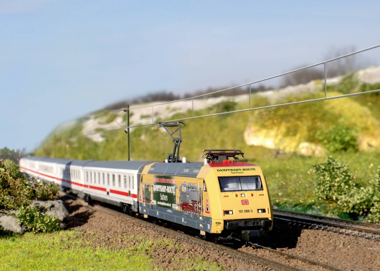 MiniTrix 16089 N E-Lok BR 101, chemin de fer à vapeur de la DB AG