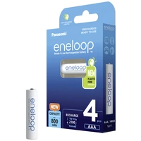 Eneloop HR03 Pile rechargeable LR3 (AAA) NiMH 800 mAh 1.2 V 4 pc(s) Eneloop HR03 Pile rechargeable LR3 (AAA) NiMH 800 mAh 1.2 V 4 pc(s)