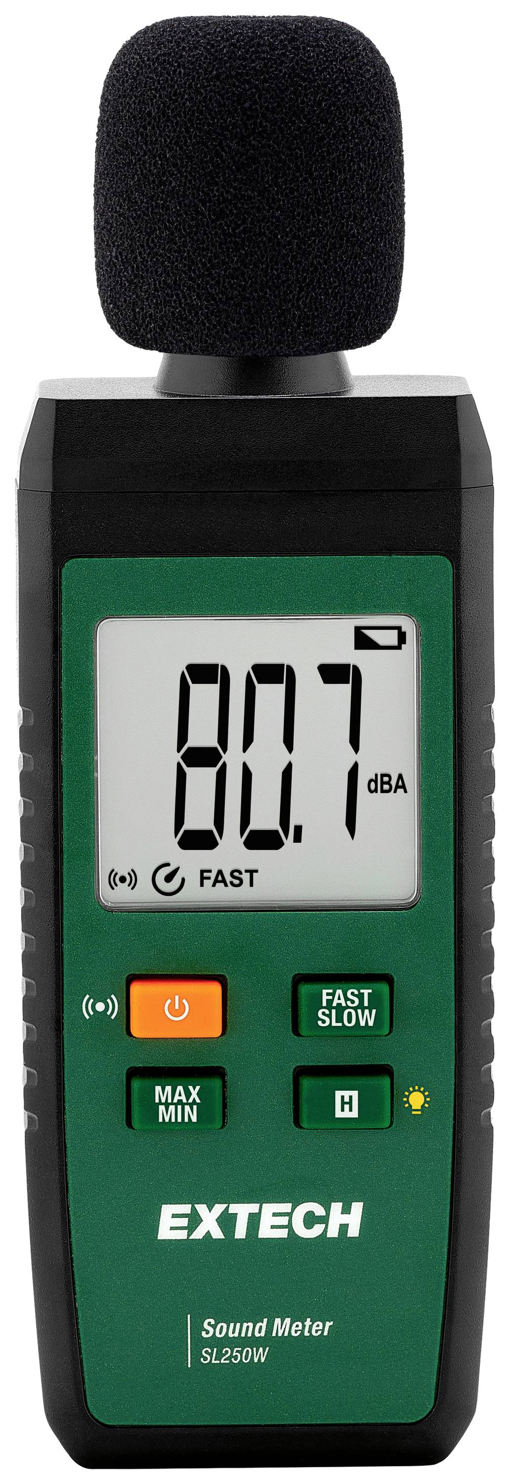 Sonomètre Extech SL250W 30 - 130 dB 31.5 Hz - 8000 Hz