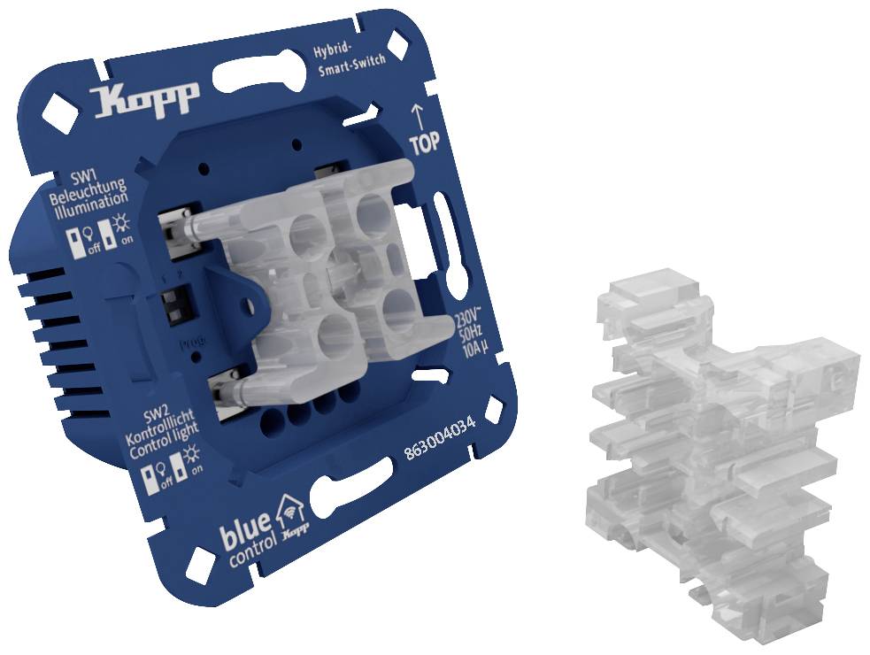 Blue-Control 2 canaux Actionneur de commutation sans fil bleu