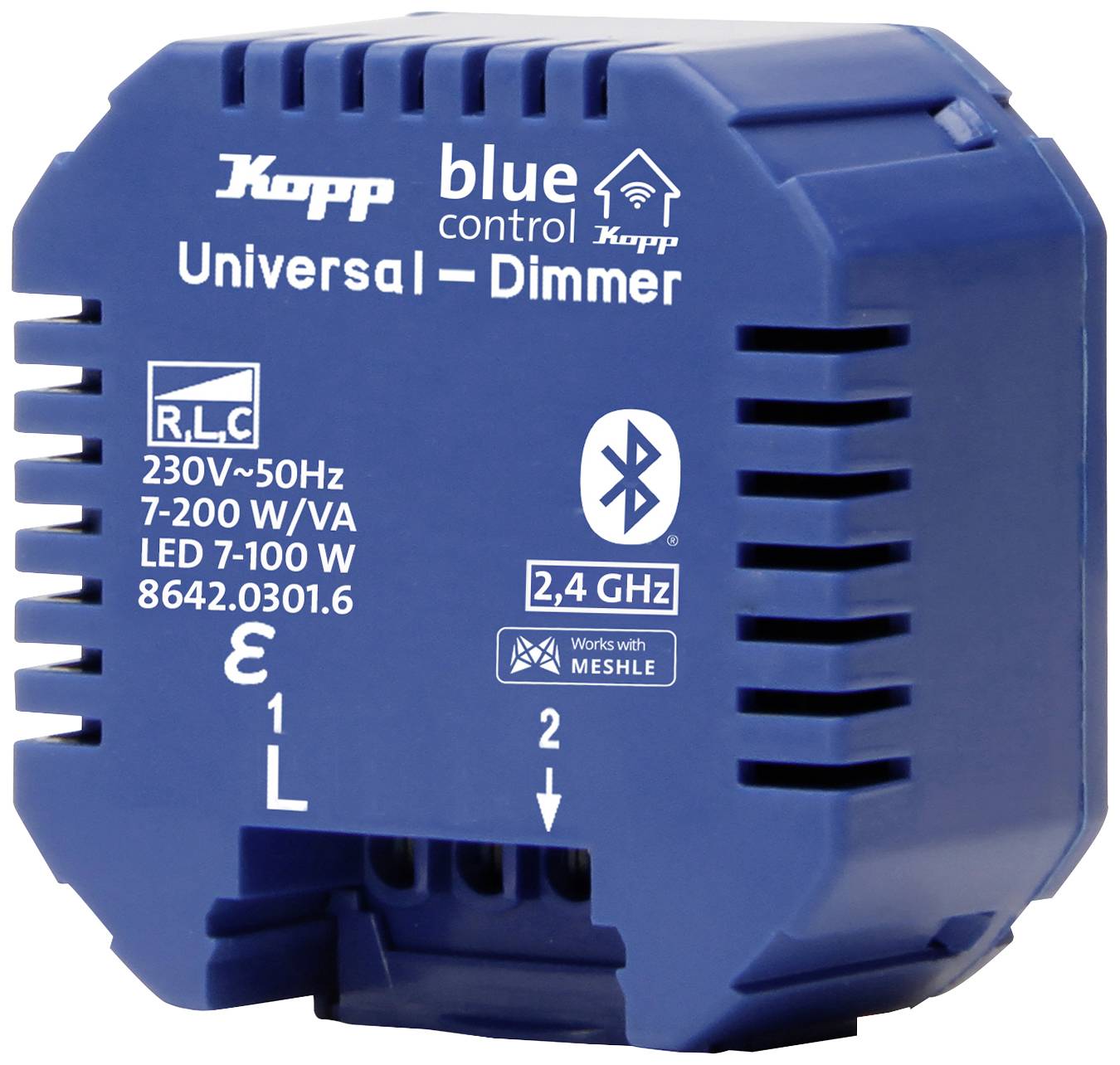 Blue-Control 1 canal Actionneur de variateur universel Puissance de coupure (max.) 100 W bleu