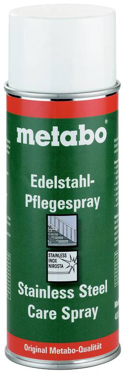 Spray de soin en acier inoxydable 400 ml Metabo 626377000