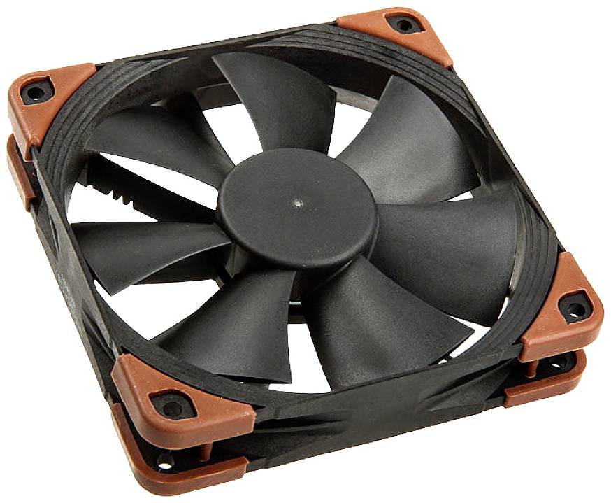 Noctua NF-F12 Ventilateur pour PC noir (l x H x P) 120 x 120 x 25 mm