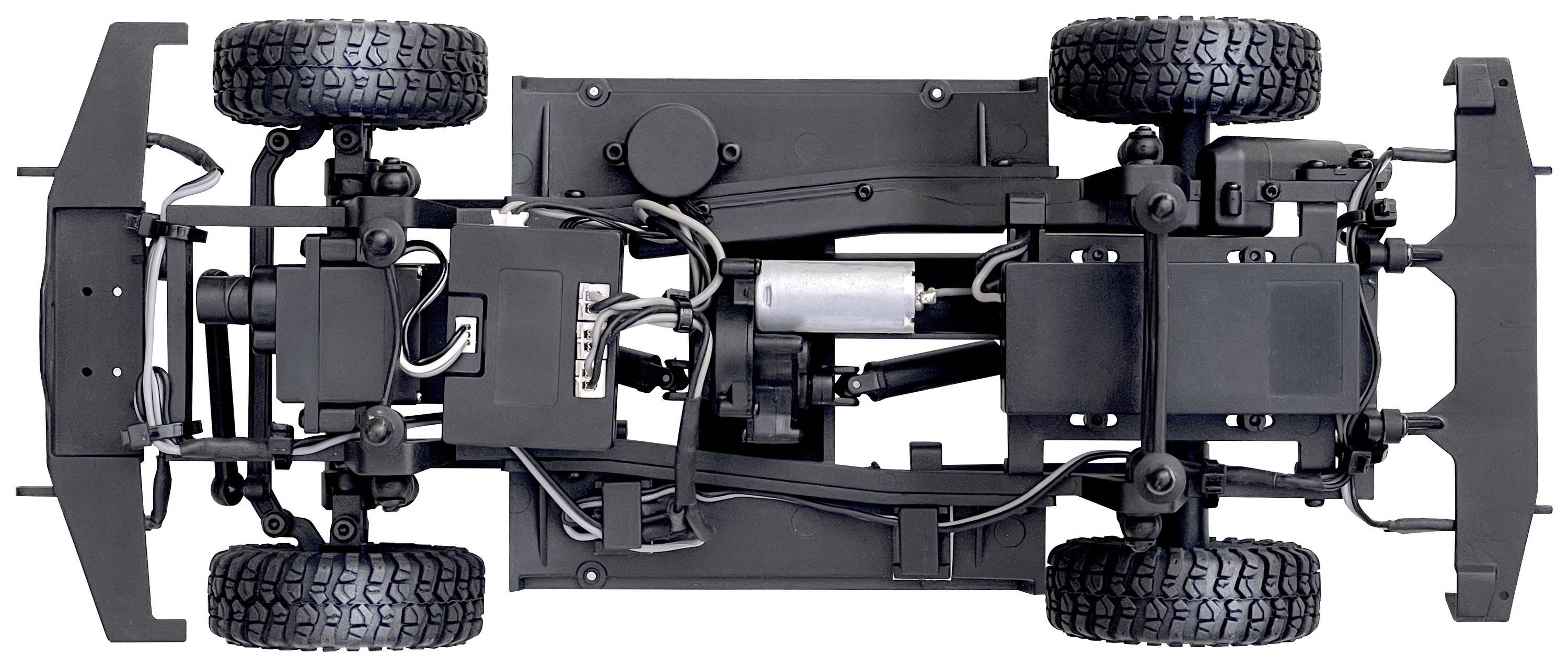 Reely Mini Freemen brushed 1:16 Véhicule RC débutant électrique Crawler 4 roues motrices (4WD) 100% RtR 2,4 GHz avec accu