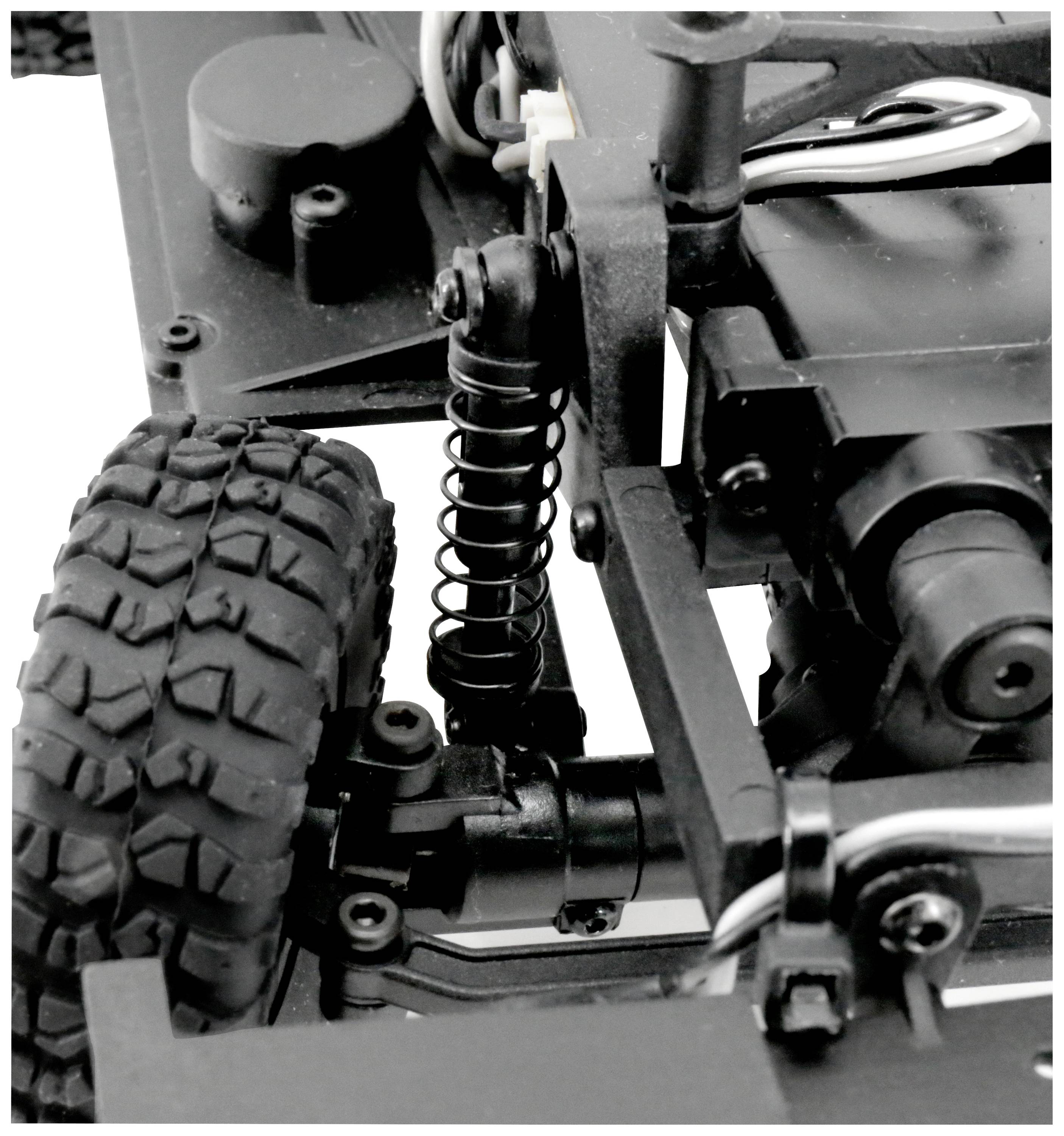 Reely Mini Freemen brushed 1:16 Véhicule RC débutant électrique Crawler 4 roues motrices (4WD) 100% RtR 2,4 GHz avec accu