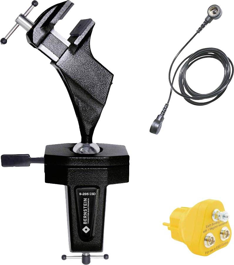 Bernstein Tools for Electronics antistatique (ESD) Etau 9-205-ESD-SET1 Largeur de mâchoire: 50 mm Envergure max.: 70 mm