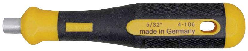 Bernstein Tools 4-106 Poignée de tournevis avec porte-embout magnétique de 5/32" 110 mm 5/32" (4 mm)