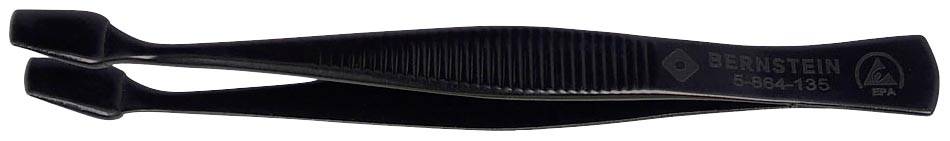 Bernstein Tools for Electronics 5-864-135 antistatique (ESD) Pince brucelle ESD 46d carrée 105 mm