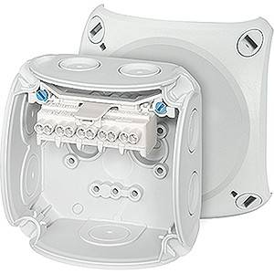 Hensel 62000001 Boîte de dérivation (L x l x H) 93 x 93 x 62 mm gris IP66 1 pc(s)