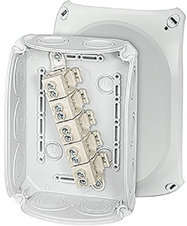 Hensel 62000010 Boîte de dérivation (L x l x H) 180 x 130 x 77 mm gris IP66 1 pc(s)